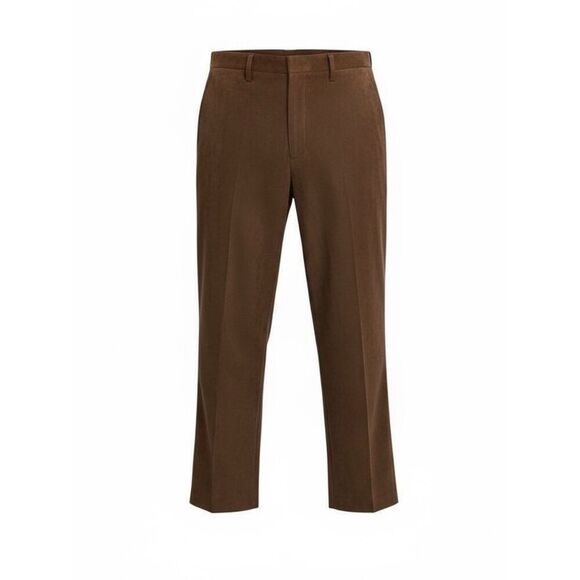 Alfred Dunner Casual Faux Suede Dress Pants Brown Size 6P - Picture 1 of 8